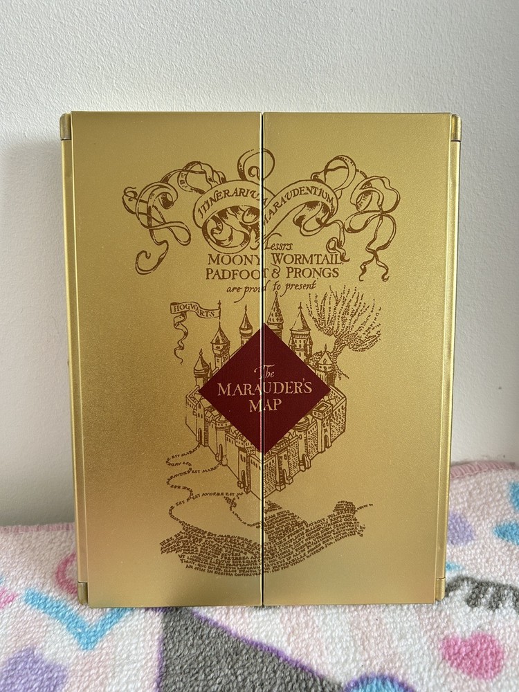 HARRY POTTER  1pc The Marauder's Map 3-Fold Vanity Mirror