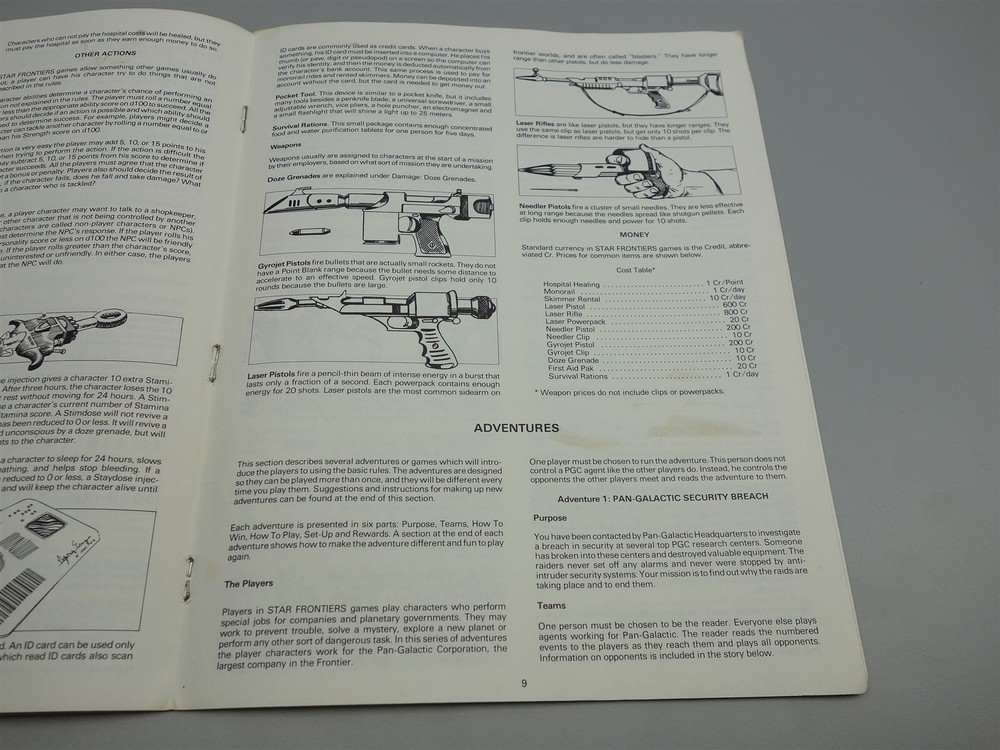 Star Frontiers Roleplaying: Alpha Dawn - Basic Game Rules (TSR)