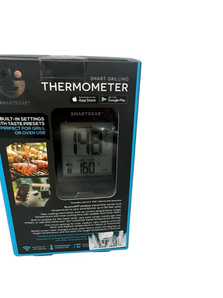 SmartGear Wireless Grilling Thermometer STG-6695-KB