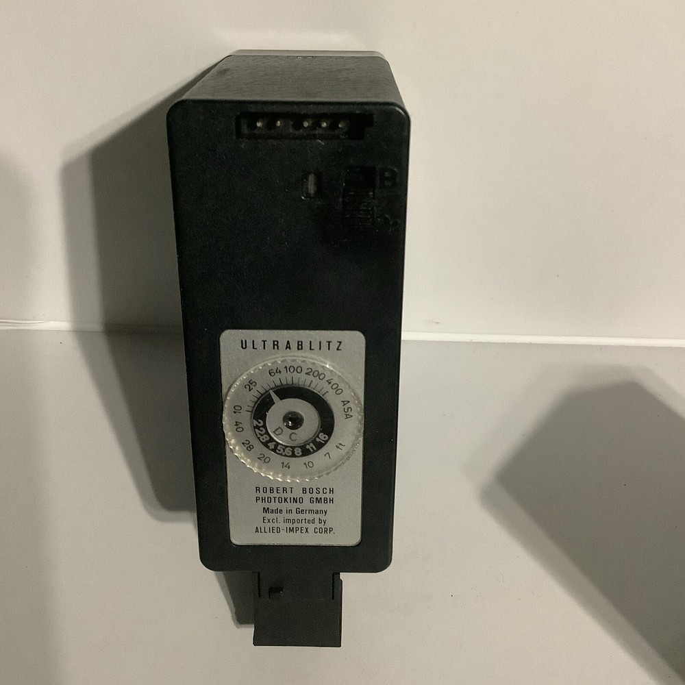 Vintage BAUER E25A Ultrablitz electronic Flash Robert Bosch *Tested*