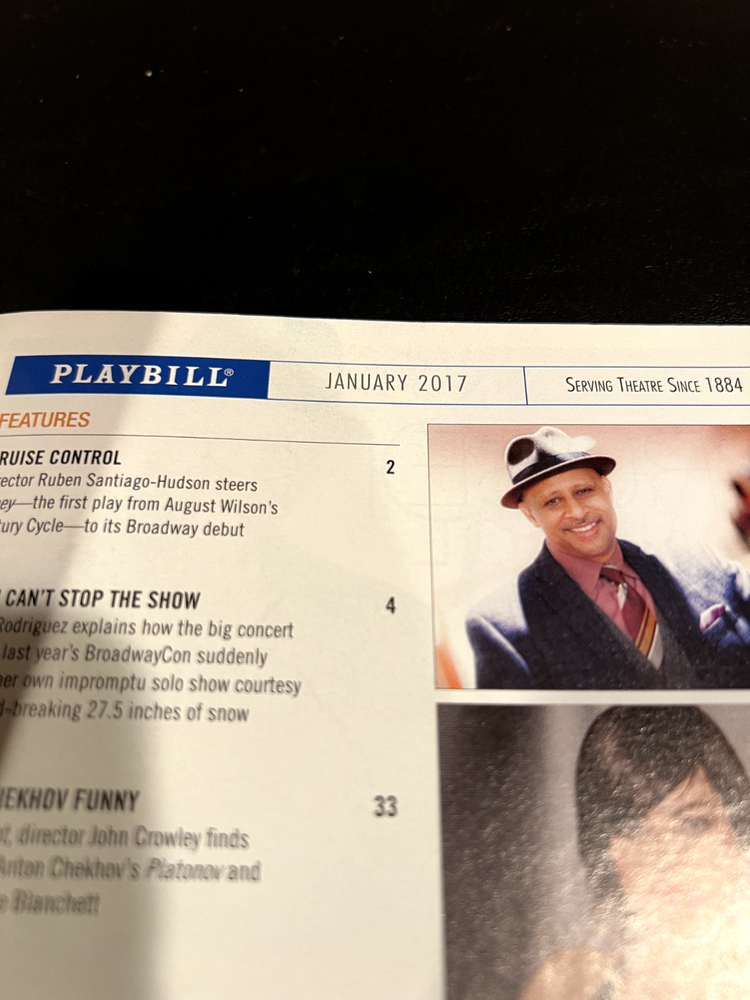 August Wilsons Jitney Signed Playbill OPENING NIGHT w/ SIGNED TICKET