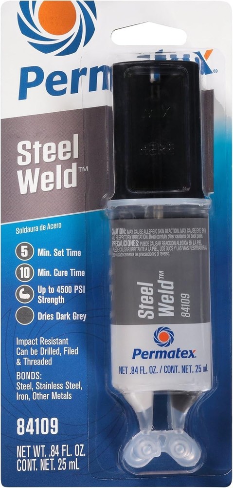 PermaPoxy 4 Minute Multi-Metal Epoxy, 0.84 oz. , Grey