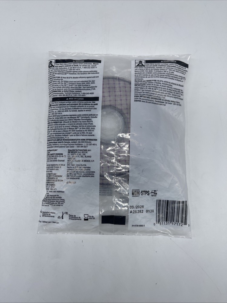 3M Advanced Particulate Filter 2297, P100
