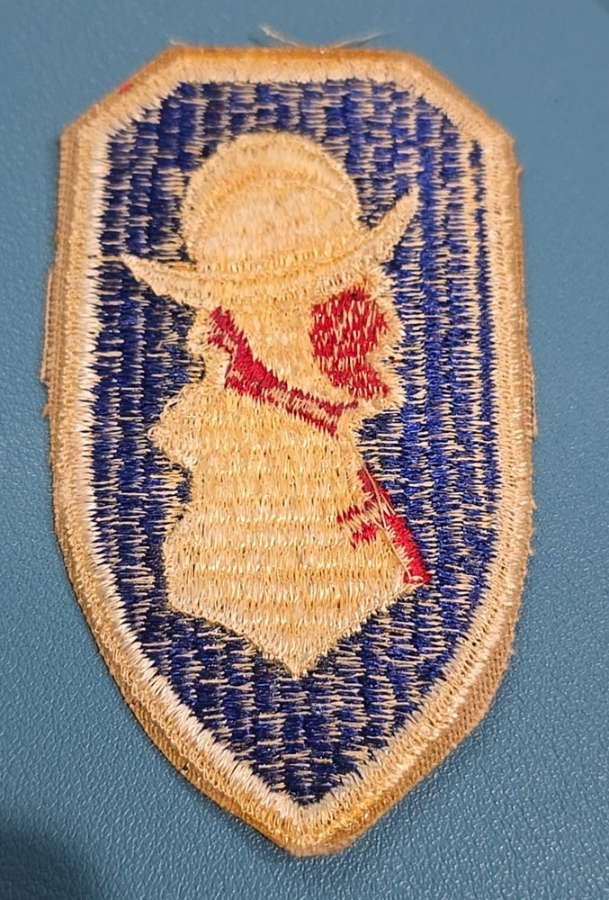 US Army 295th Regimental Combat Team Patch-RCT-Cut Edge-Weave Snow Back-WWll*