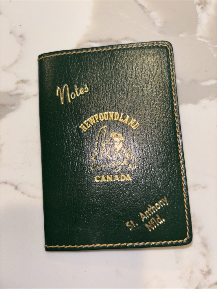 Vtg Newfoundland Canada  Notes Book