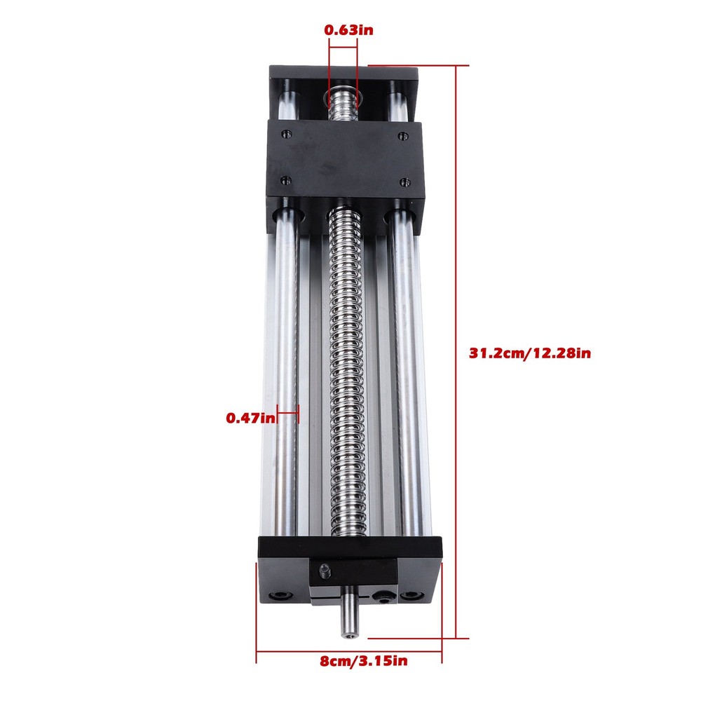 200MM SLIDE TABLE LINEAR DOUBLE-TRACK BALLSCREW SFU1605 MOTION STAGE