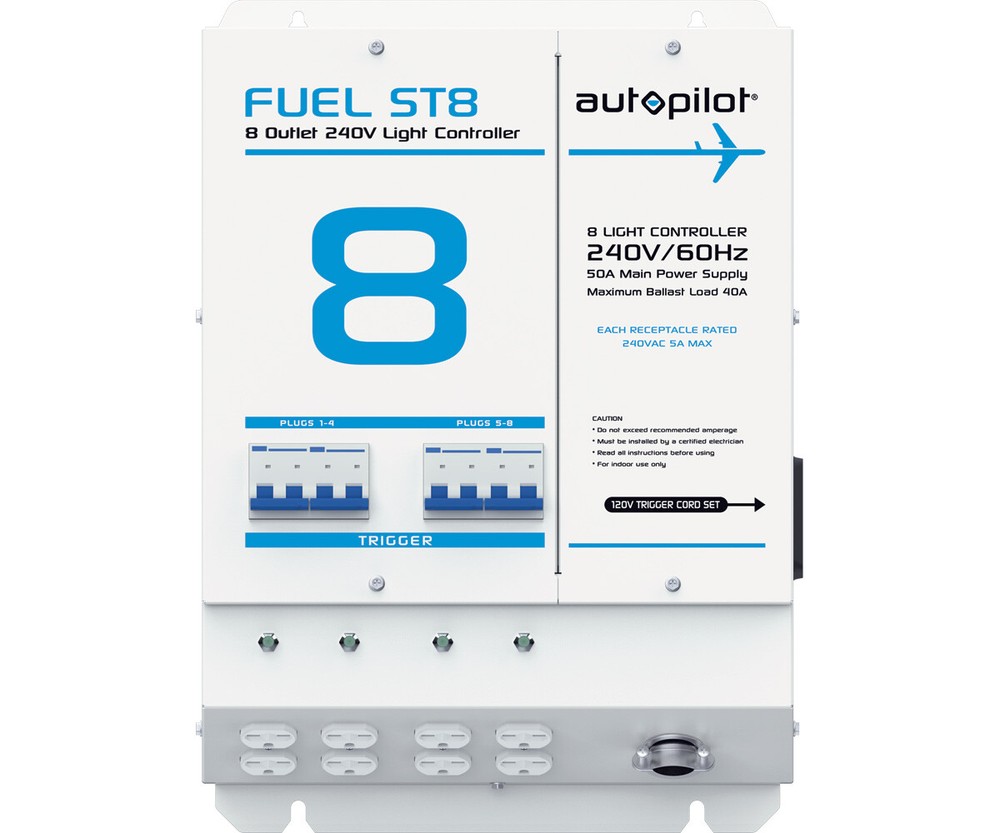 FUEL ST8 Light Controller, 8 Outlet, 240V, with Single Trigger