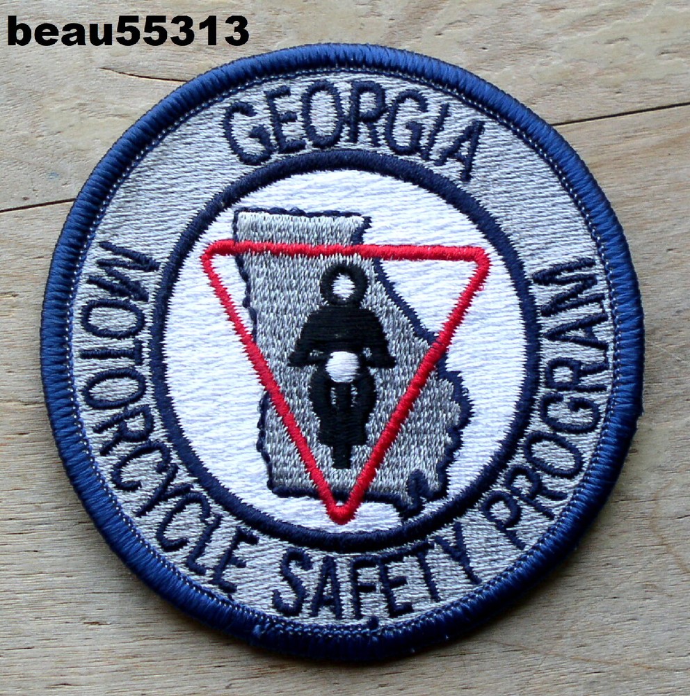 ⭐GEORGIA MOTORCYCLE SAFETY PROGRAM VEST JACKET PATCH