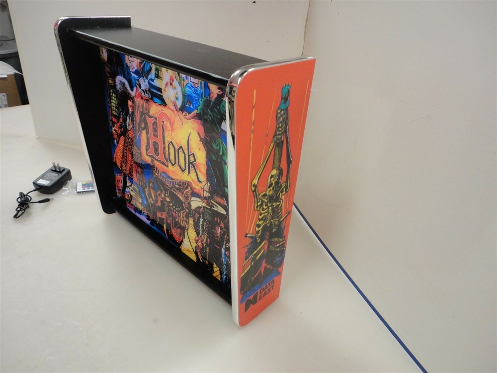 Hook Pinball Head LED Display light box
