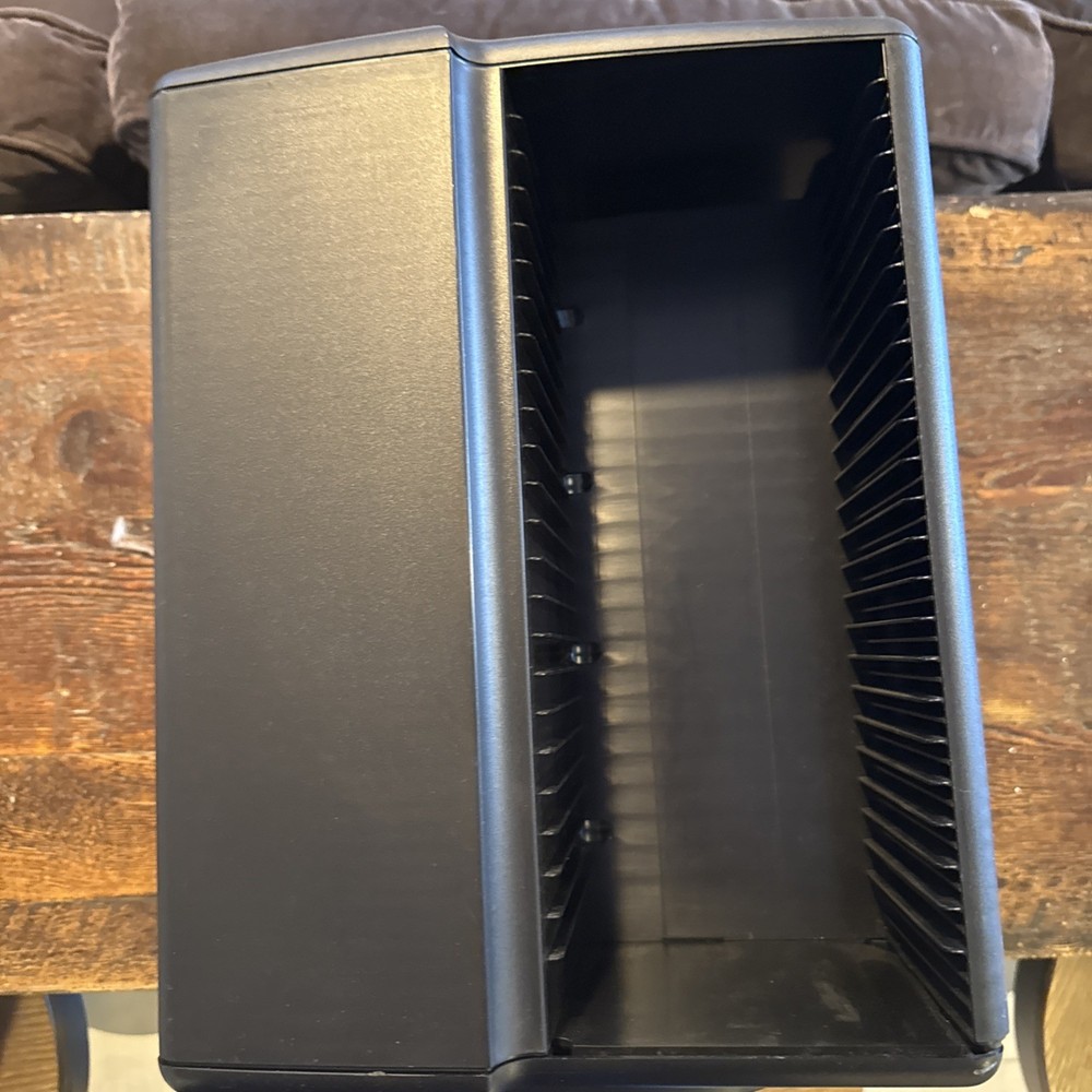 Laserline 100 CD Spinner Rack Tower CD100 Rotating Disc Spinning Carousel