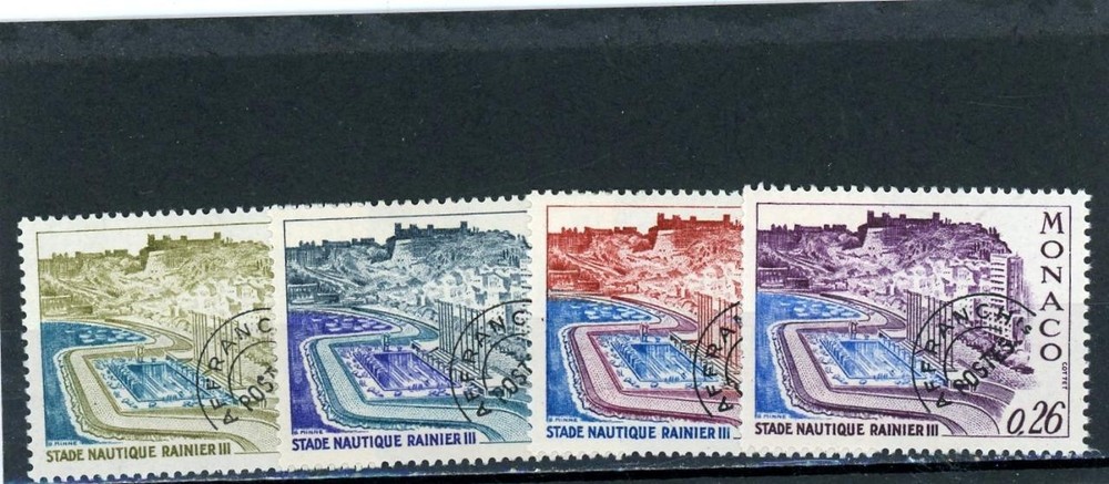 Monaco 1971 Scott# 789-92 Mint NH