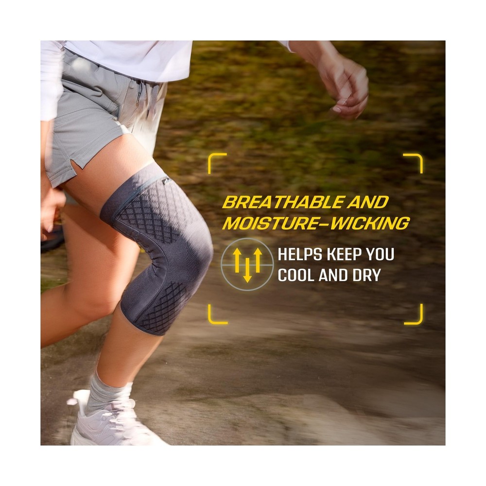 FUTURO Premium Compression Knee Sleeve with Stabilizers, Removable Stabilizer...