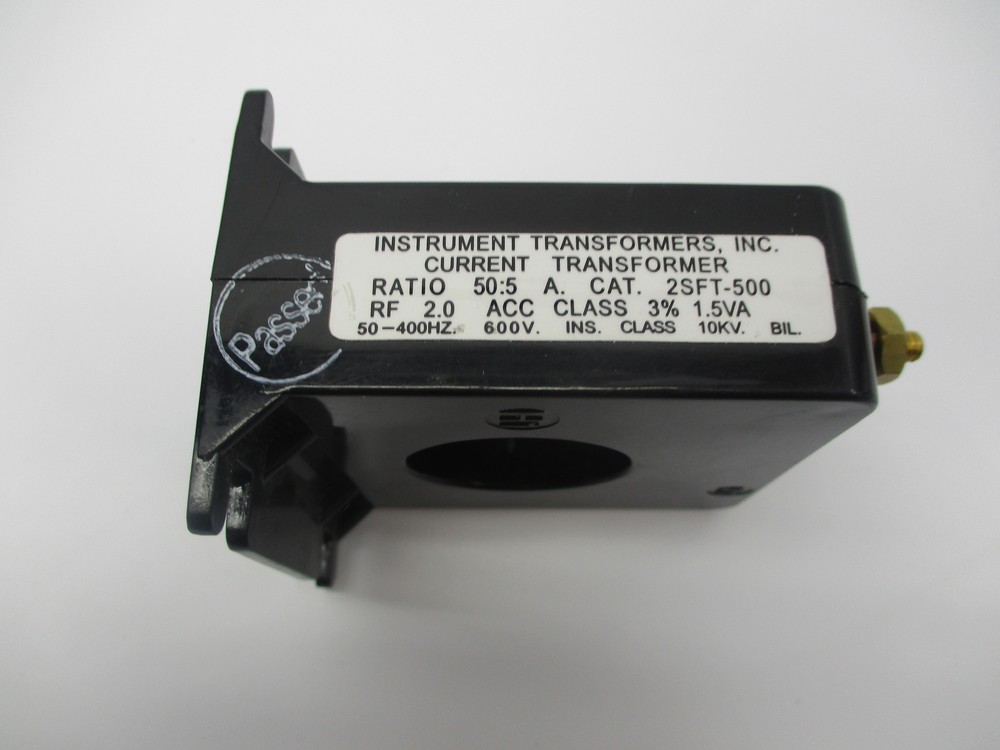 INSTRUMENT TRANSFORMERS, INC 2SFT-500 CURRENT TRANSFORMER NSMP