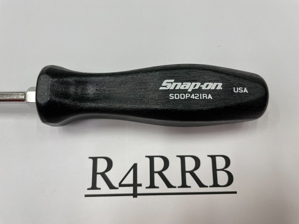 Snap-on Tools USA NEW 2pc BLACK Hard Handle Flat Phillips Head Screwdriver Set