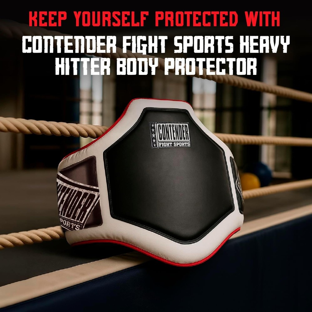 Heavy Hitter Boxing Body Protector PBP Black/White