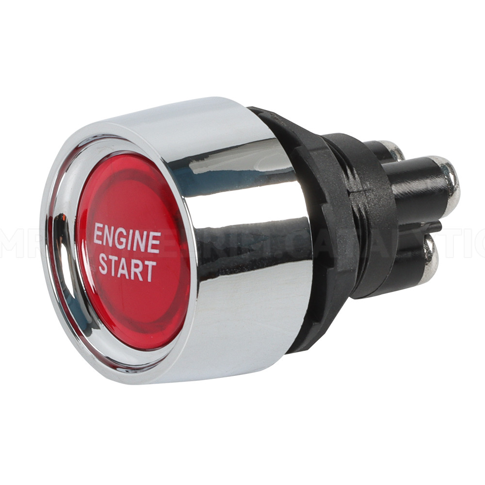 12V Universal Car Red Illuminated Engine Start Switch Push Button Race Starter