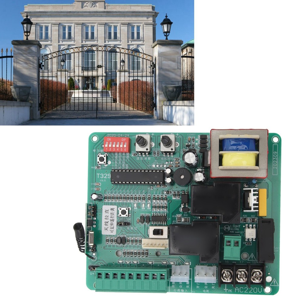 Universal Circuit Control Board For Sliding Gate Opener Main Electronic Control