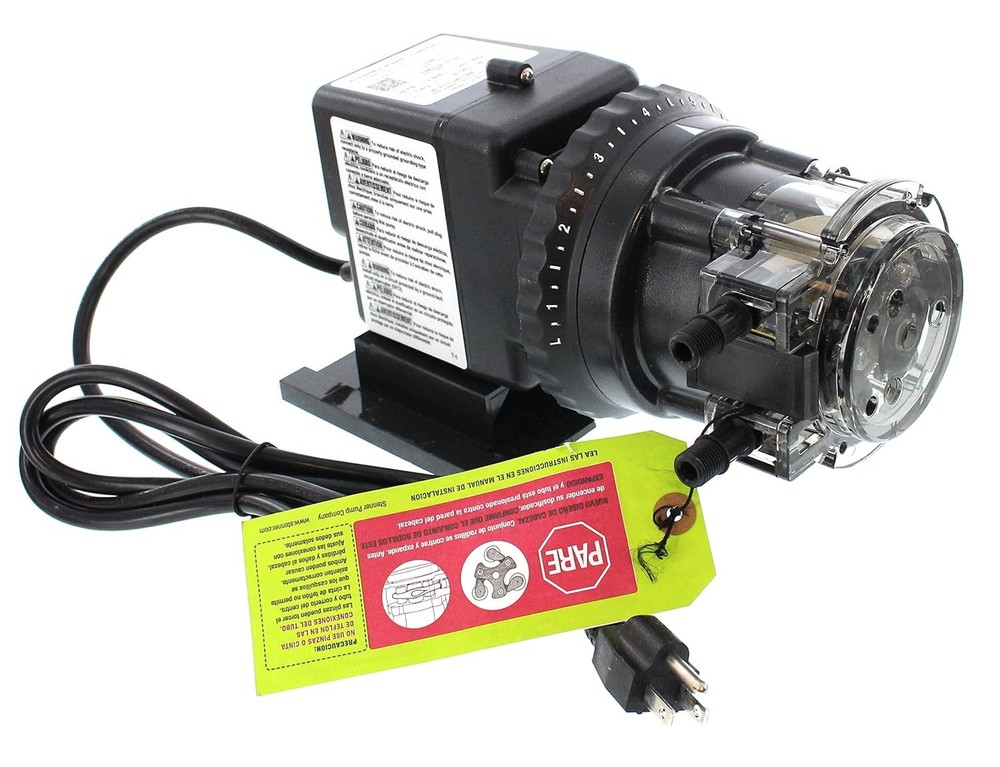 Stenner 45M5 Peristaltic Adjustable Head Metering Pump — 25PSI — 50GPD