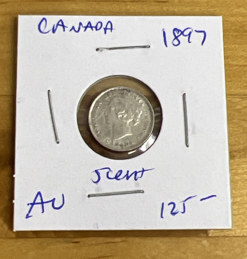 1897 Canada Silver 5 Cents