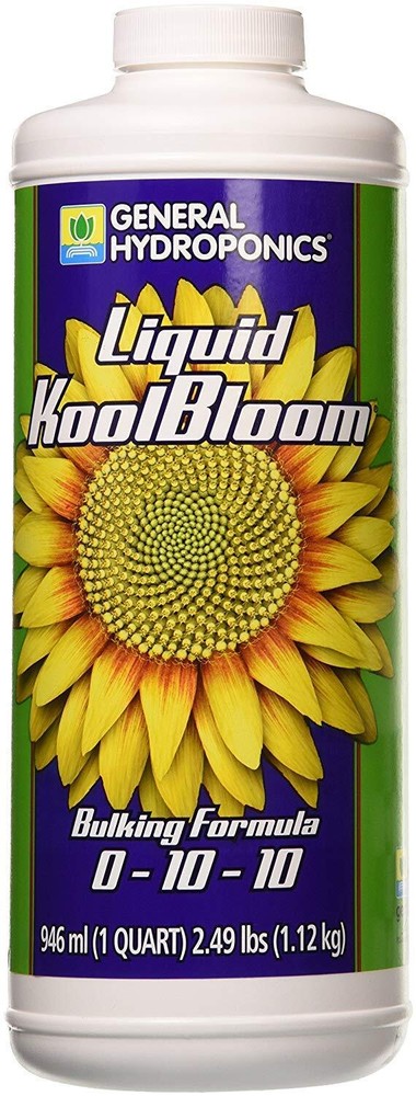 General Hydroponics Liquid Kool Bloom Fertilizers, 1-Quart (Limited Edition)