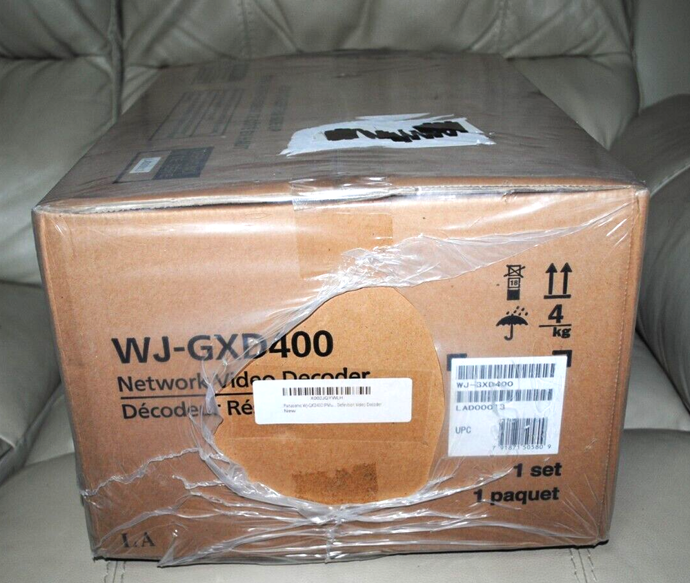PANASONIC WJ-GXD 400 NETWORK VIDEO DECODER, FACTORY SEALED