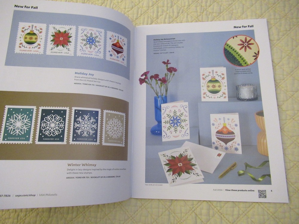 USPS USA Philatelic Summer & Fall 2024 Catalogs (2-Set)