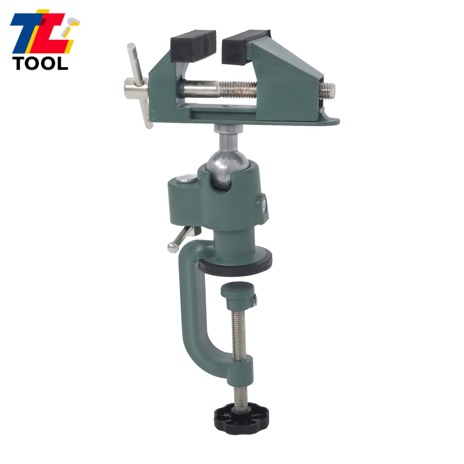 3" Table Bench Vise Work Bench Clamp 360° Swivel Rotating Hobby Crafts Universal