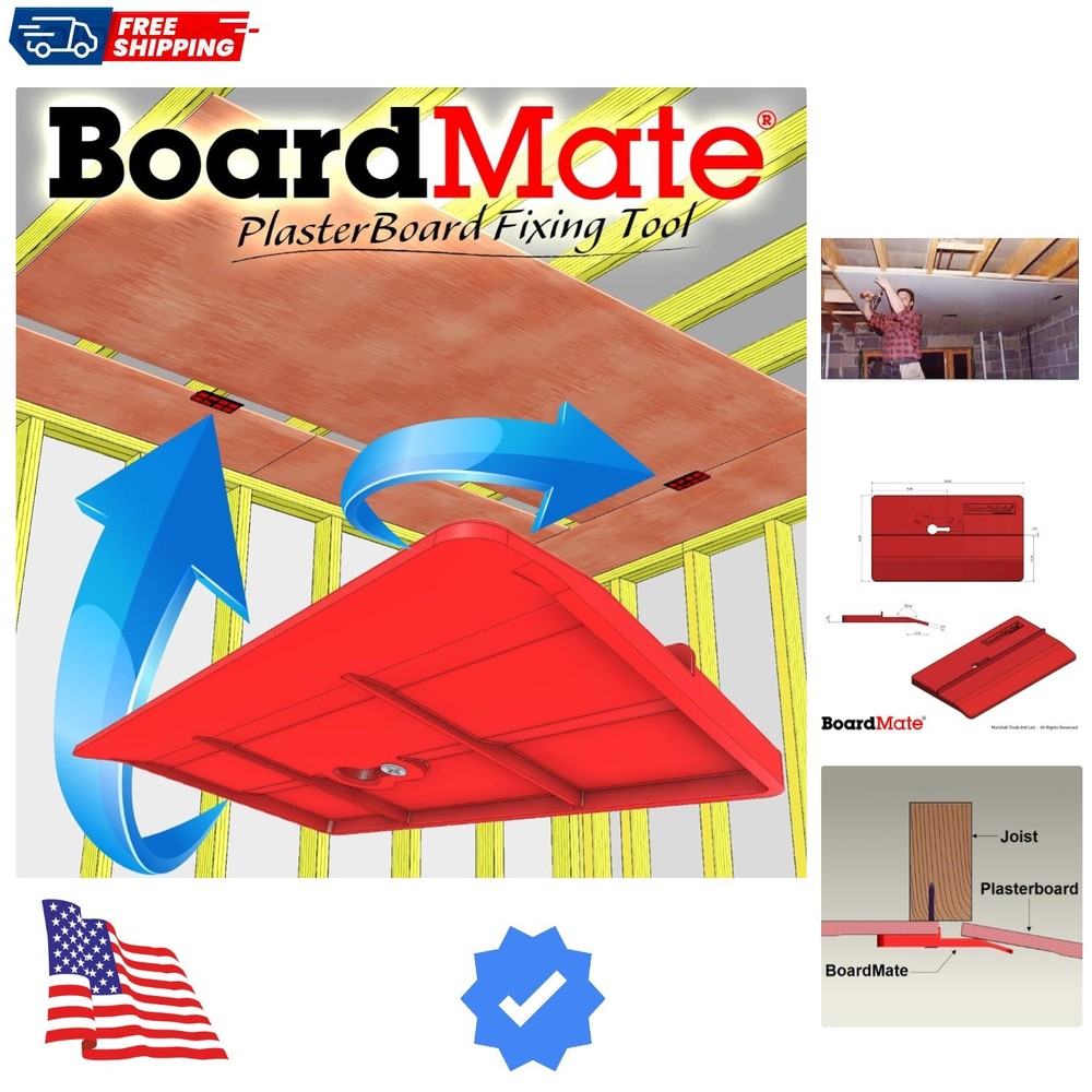 Drywall Fitting Tool, Supports The Board in Place While Installing 1 Set - 2 s