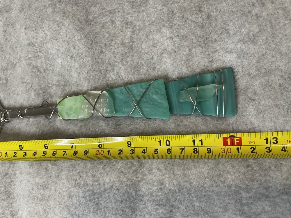 Handcrafted Stainless Sea Glass Serving Fork