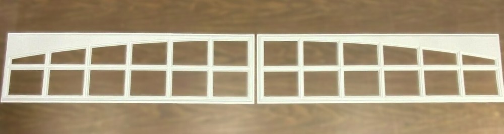 2 Amarr Moonlite Replacement Inserts for Amarr Long Panel Garage Doors White
