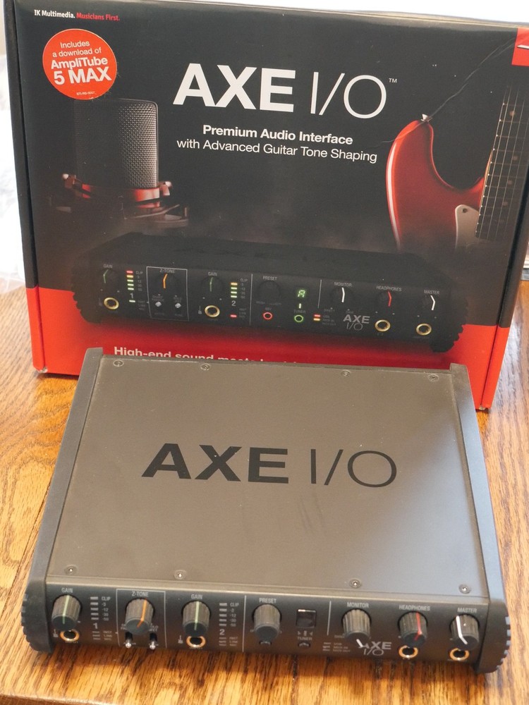 IK Multimedia AXE I/O USB Guitar Audio Interface