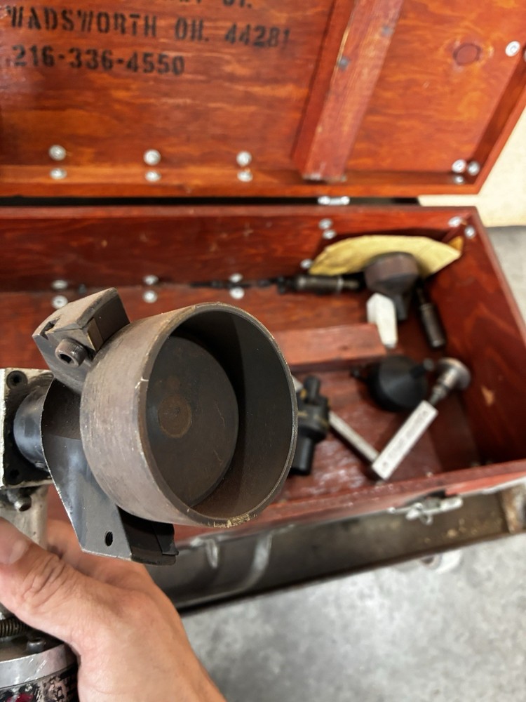 H+S Pneumatic MillHog Pipe Beveler & Tooling