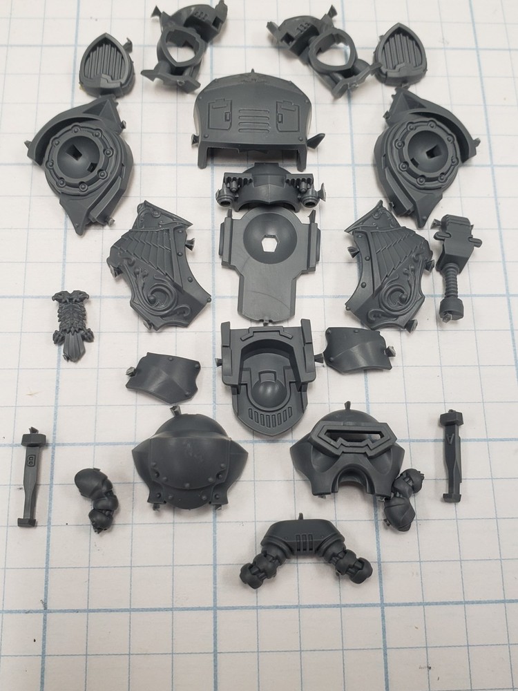 30k Legio Custodes Bits Achillus Contemptor Dreadnought Engraved Torso Set #42