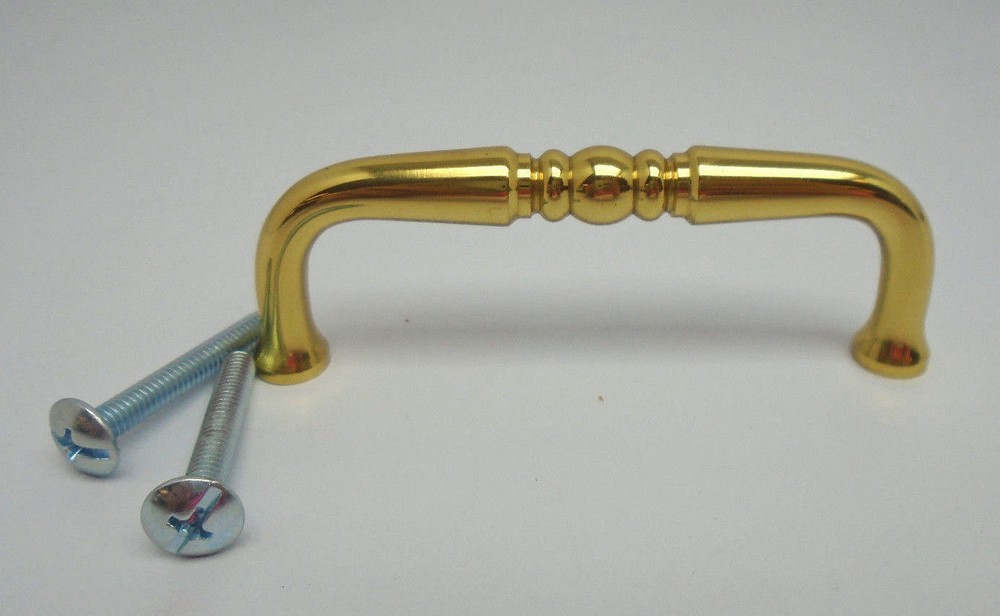 Period Brass 3" Pull Polished Brass Q69 668G