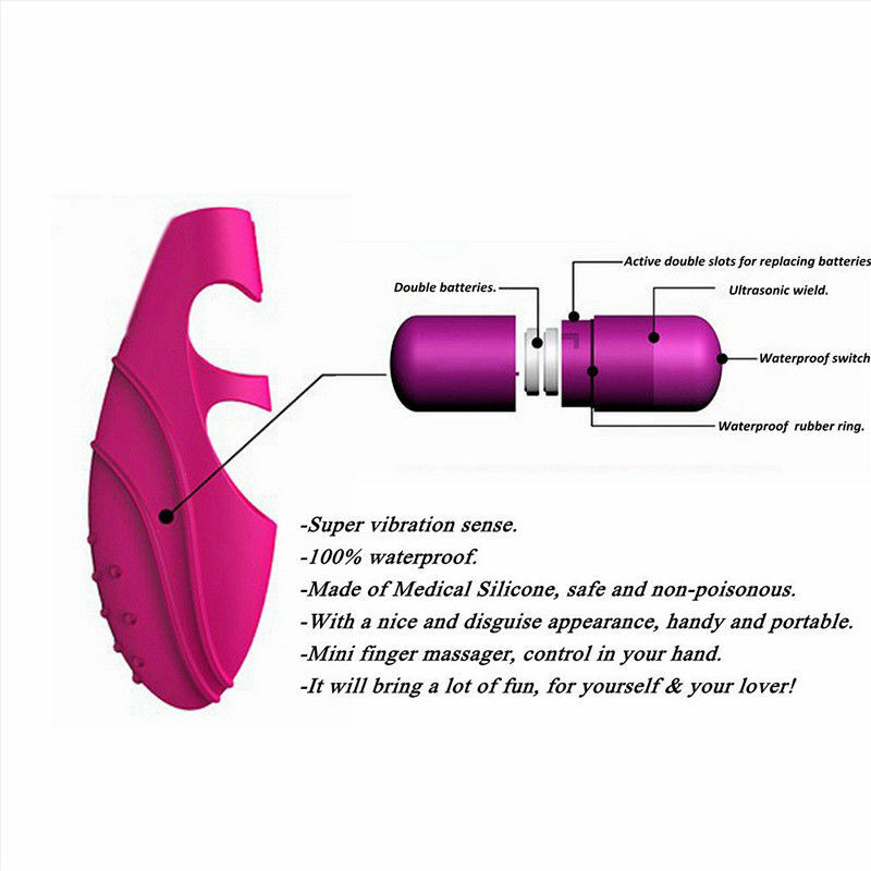 Adult-Toy-Finger-Banger-Stimulator-Clitoris-G Spot-Vibrator-Dildo-Massager-Women