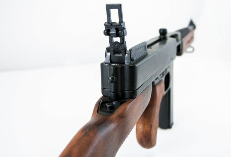 Denix 1928 Military Version Thompson Nonfiring Submachine Gun Replica - New
