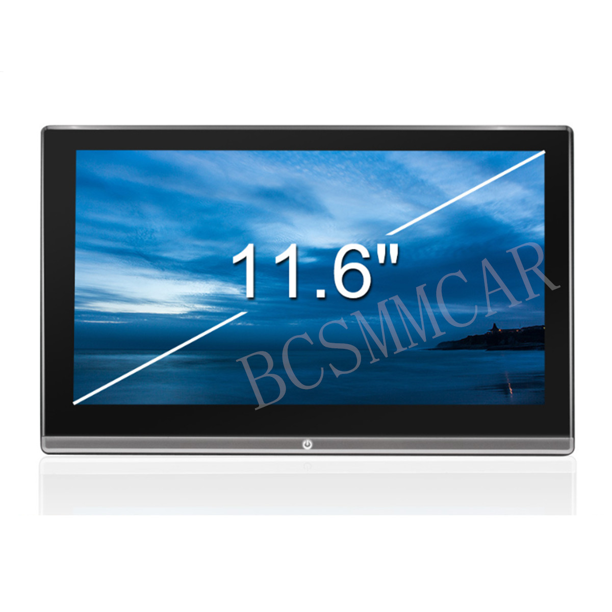 Pair Car Rear Seat TV Player 4K Video Touch Screen Music Headrest Monitor 2G+32G