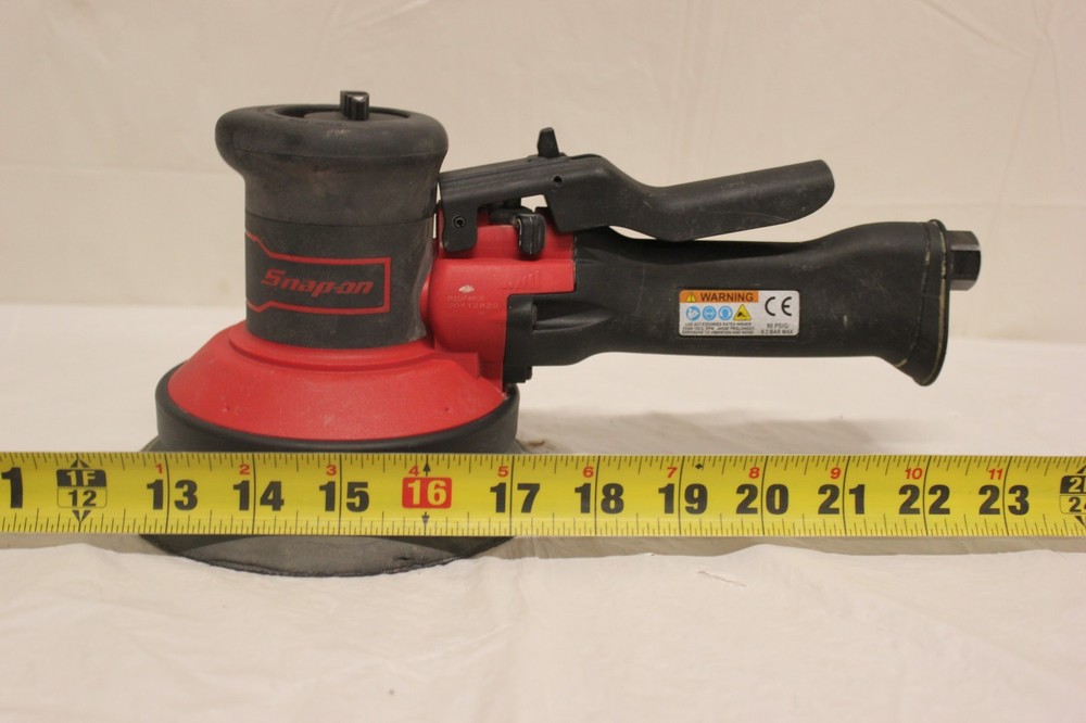 Snap-on PSDF4600 6" Dual-Function Sander (Red) Random Orbit & Rotary Disc C2