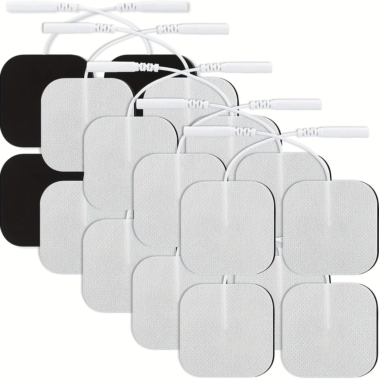 10 Pack -TENS Electrode Pads EMS Muscle Replacement Reusable 2" X 2"