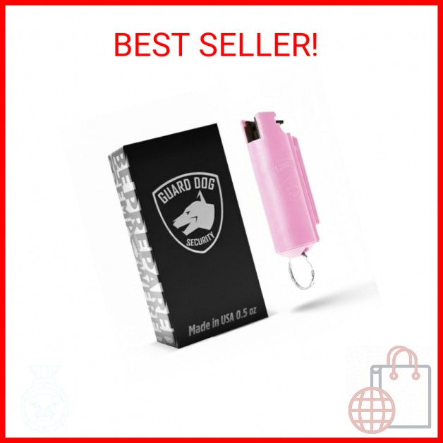 GUARD DOG SECURITY Quick Action Pepper Spray, Maximum Strength, 16-ft Range, Bel