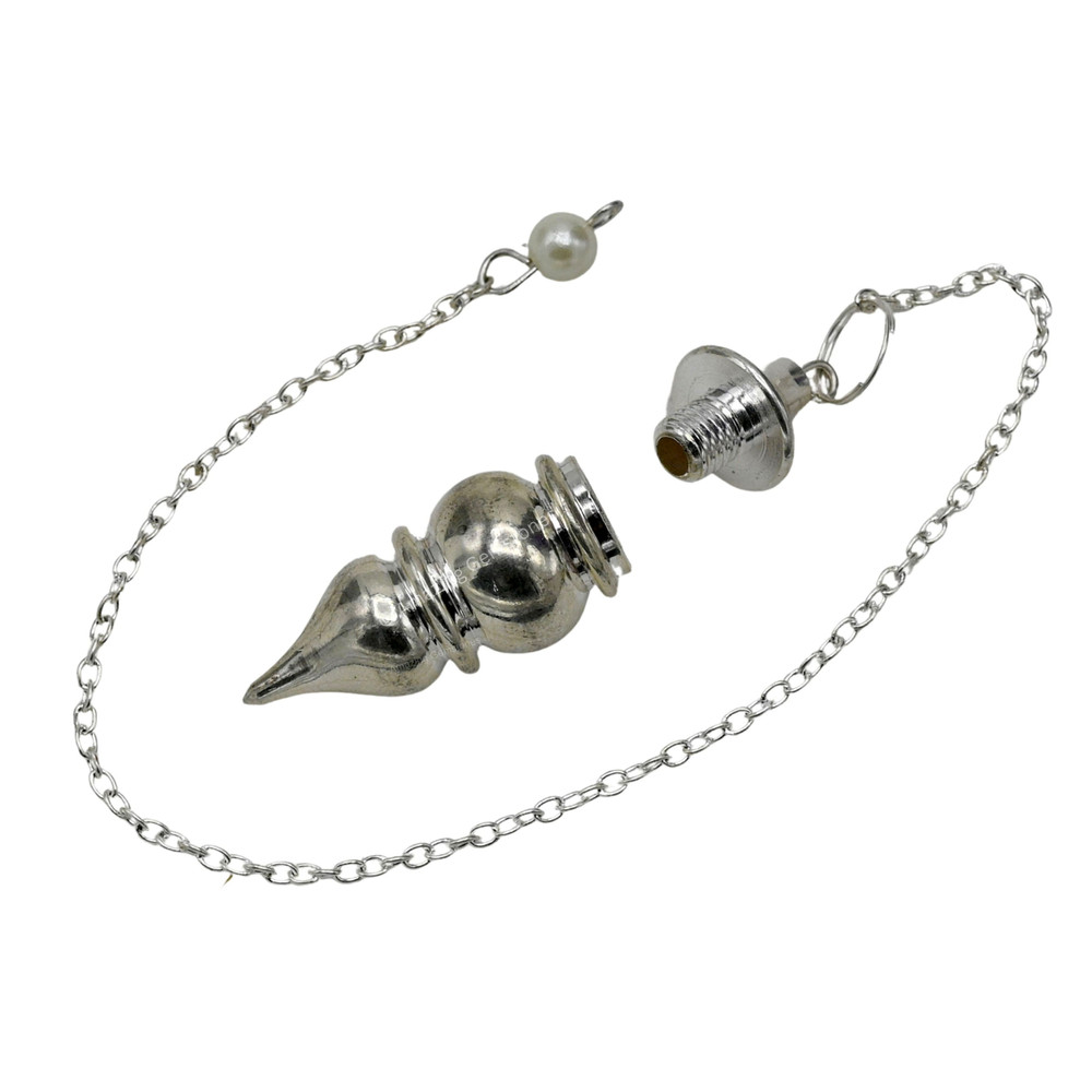 Silver Tear Drop Steel Copper Pendulum for Divination