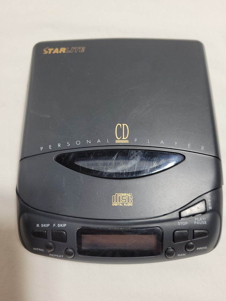 Starlite CD-102 Portable Compact Disc Player Works