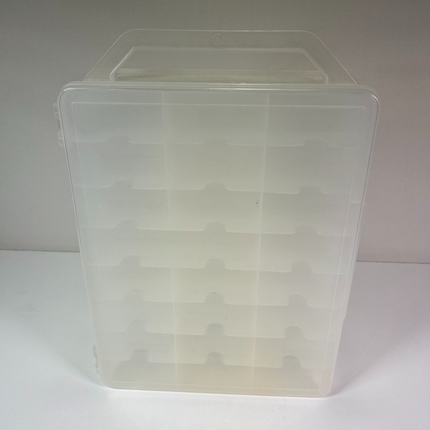 Creative Double-Sided Multi-Craft Carrier Plastic Case Carry Thread Organizer