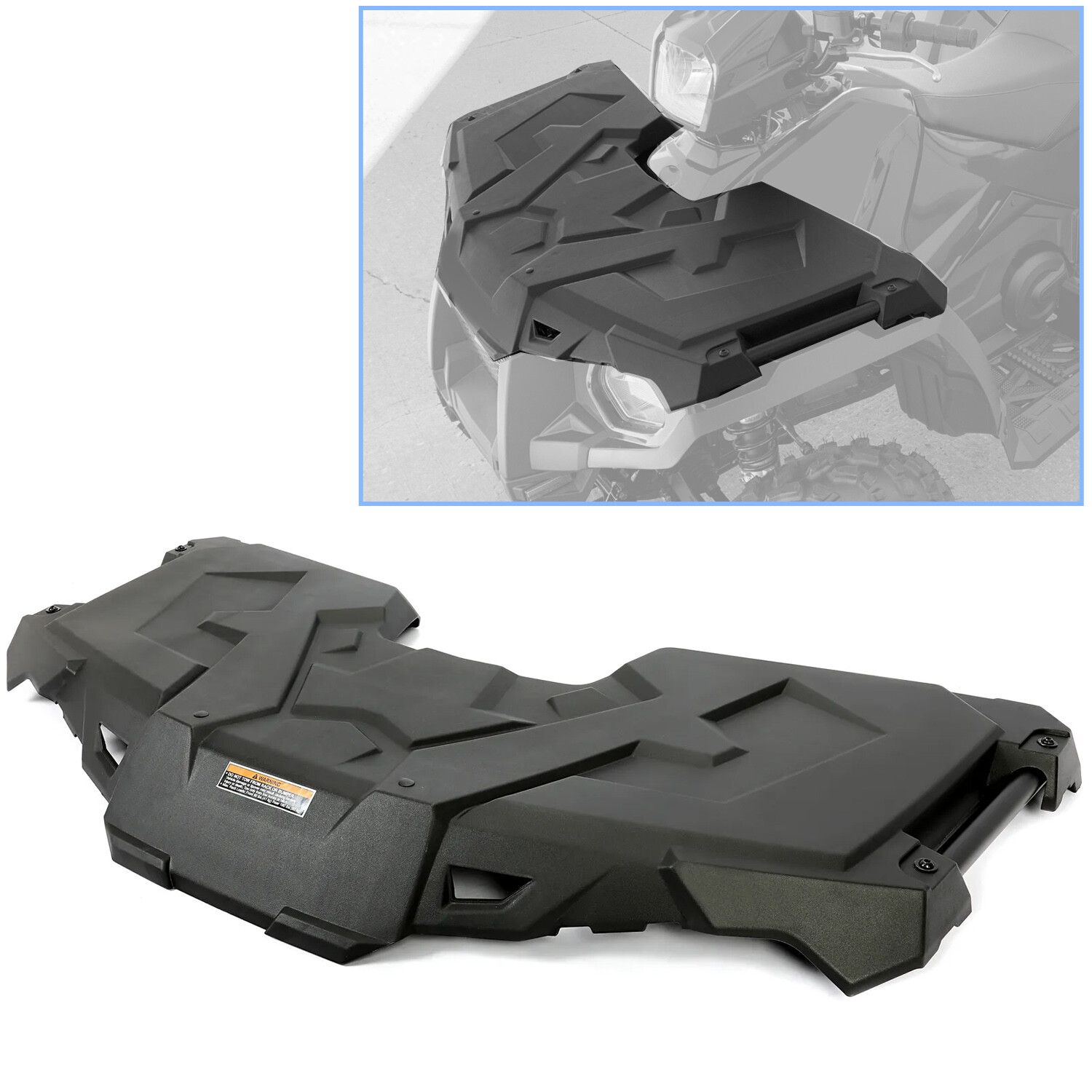 Front Storage Rack Storage Cover Lid For Polaris Sportsman Touring 450 570 14-24