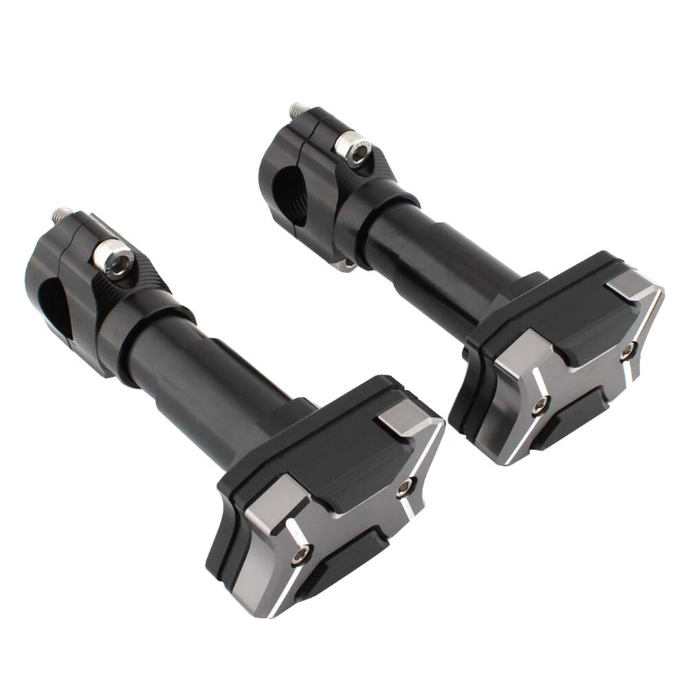 2x Universal Modified Engine Guard Crash Bar Frame Protector 22mm-30mm Titanium
