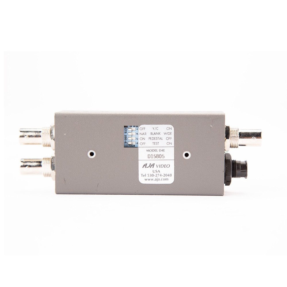 AJA D4E SDI to Composite or S-Video Transcoder - SKU#1922666