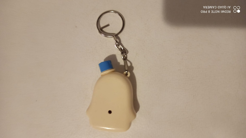 FUNNY GHOST KEYCHAIN PHOTO HOLDER