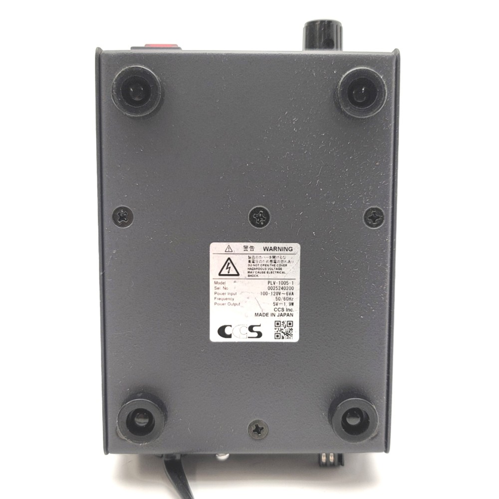 CCS PLV-1005-1 Machine Vision Light Control Unit 110VAC Input, 5VDC Output