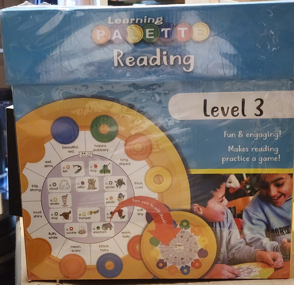 Learning PALETTE Reading Level 3 Self-Correcting Educational Fun & Engaging New