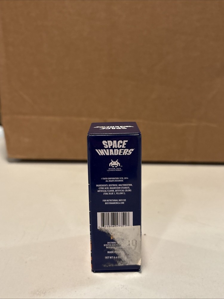 Space Invaders Candy Arcade Tin Game Collectible Container